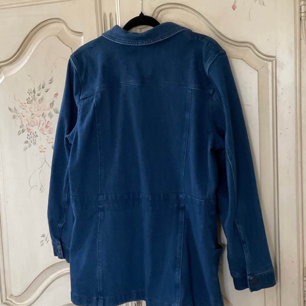Coldwater Creek Dark Blue Jean Jacket - Picture 4 of 4